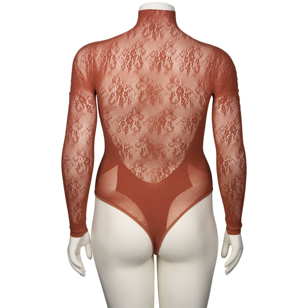 NORTIE Blossom Esme Rust Bodystocking Plus Size Produktbillede 6