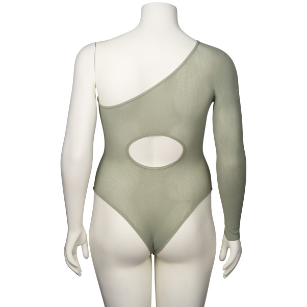 NORTIE Araceae One Sleeve Bodystocking Plus Size Produktbillede 6