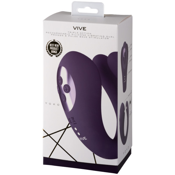 Vive Yoko Triple Action Vibrator with Clitoral Pulse Wave Emballagebillede 90