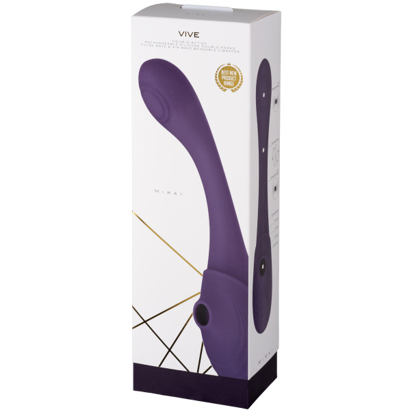 Vive Mirai Double Ended Pulse & Air Wave Vibrator Emballagebillede 90