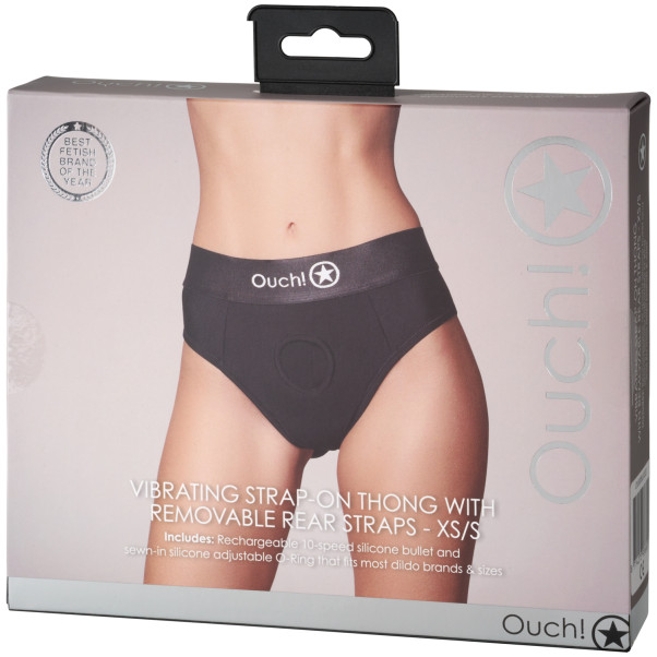 Ouch! Vibrerende Strap-on Jockstrap Emballagebillede 90
