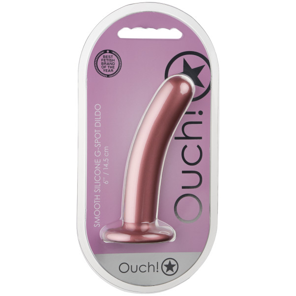 Ouch! Smooth Silikone G-punkts Dildo 15,5 cm Emballagebillede 90