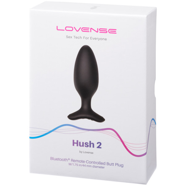 Lovense Hush 2 App-styret Medium Butt Plug Emballagebillede 90