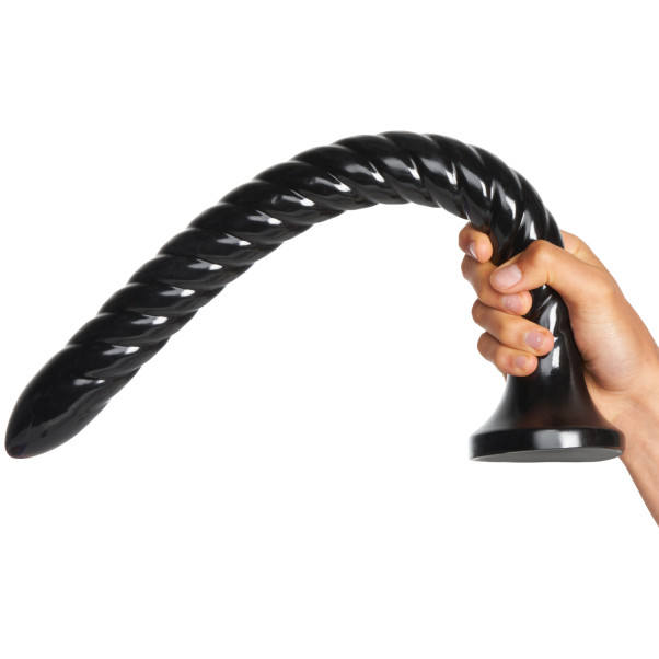 Ouch! Swirled Anal Snake 40 cm Produktbillede med hånd 50