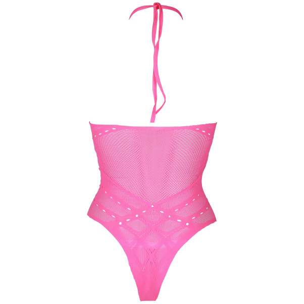 Ouch! Glow in the Dark Neon Pink Body Plus Size Produktbillede 4