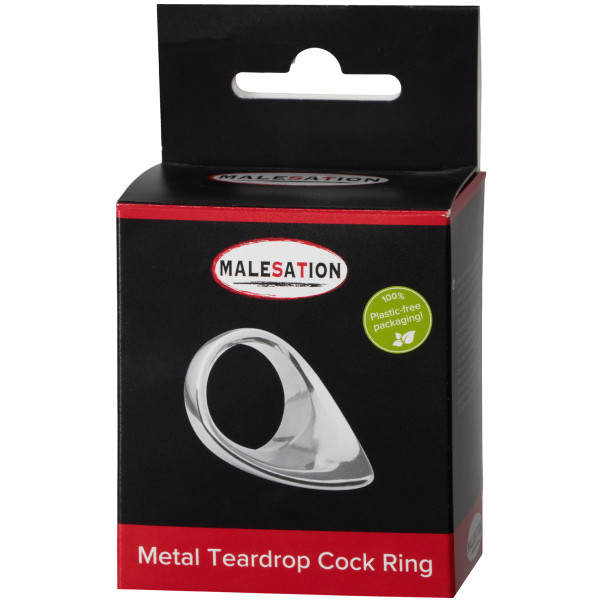 Malesation Metal Teardrop Penisring Emballagebillede 90