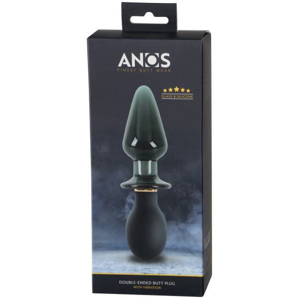 Anos Double-Ended Vibrerende Butt Plug Emballagebillede 90