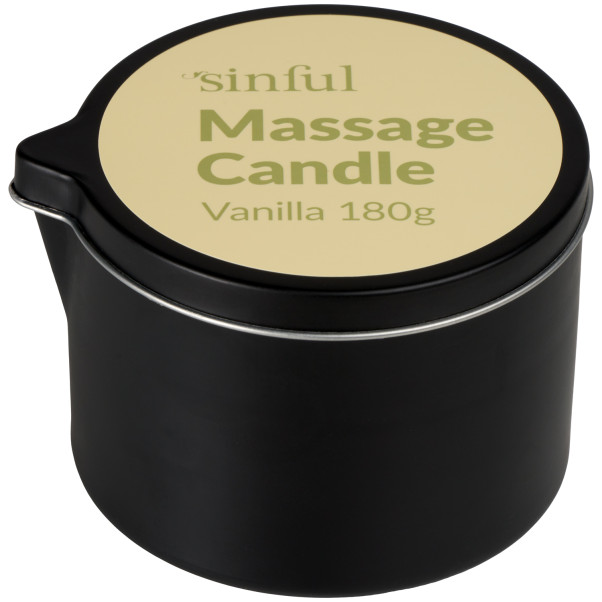 Sinful Vanilje Massagelys 180 g Produktbillede 2