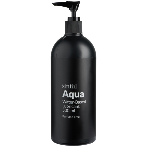 Sinful Aqua Vandbaseret Glidecreme 500 ml Produktbillede 1