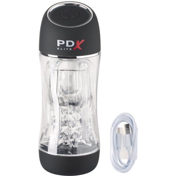 PDX Viewtube Pro See-Thru Vibrerende Stroker  80