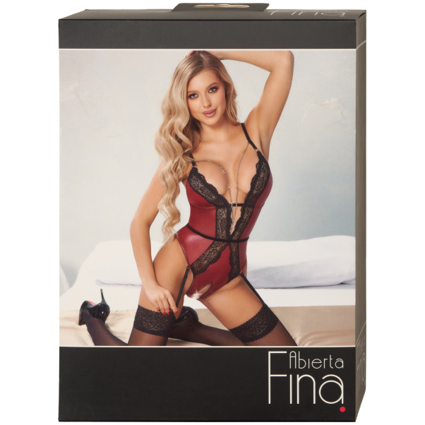 Abierta Fina Wetlook Rød Blonde Body Emballagebillede 90