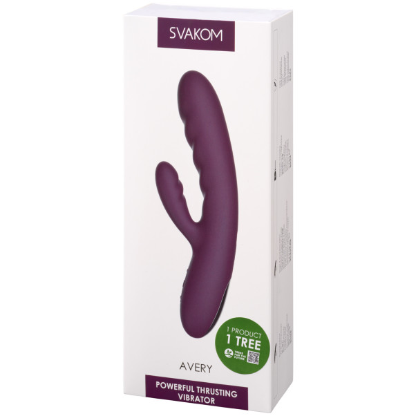 Svakom Avery Thrusting Rabbit Vibrator Emballagebillede 90