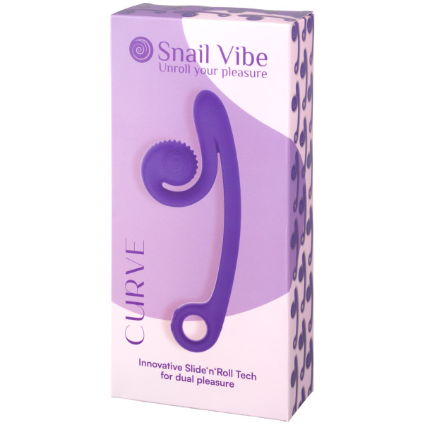 Snail Vibe Curve Opladelig Dobbelt Stimulator  90