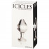 Icicles No 25 Glas Buttplug billede af emballagen 90