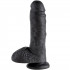 King Cock Realistisk Dildo Med Kugler 20 cm