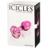 Icicles No 48 Glas Butt Plug billede af emballagen 90