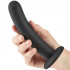 Sinful Slender Silikone Sort Dildo Medium  5