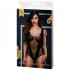 Baci Fishnet Jacquard Teddy  3