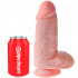 King Cock Chubby Dildo med Kugler 23 cm