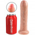 King Cock Uncut Realistisk Dildo 18 cm  3