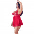 Cottelli Blonde Babydoll Plus Size Rød  2