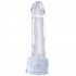 King Cock Clear Dildo med Kugler 19 cm  2