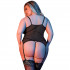 Magic Silk Merry Widow Chemise Sæt Plus Size  2