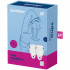 Satisfyer Feel Confident Menstruationskop Clear 2 pak billede af emballagen 100
