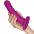 Sportsheets Galaxie Silikone Dildo 20 cm Produktbillede med hånd 50