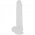 Willie City Klassisk Realistisk Frosted Klar Dildo 24,5 cm Produktbillede 1