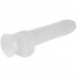 Willie City Klassisk Realistisk Frosted Klar Dildo 24,5 cm Produktbillede 4