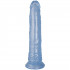 Baseks Glitter Blå Dildo 20,5 cm Produktbillede 2