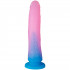 Baseks Gradient Glitter Large Blå Dildo 22,5 cm Produktbillede 2