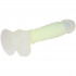 Baseks Glow in the Dark Gul Dildo 21,5 cm Produktbillede 4