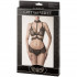 Grey Velvet Sexy Neckholder Blonde BH Sæt Emballagebillede 90