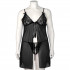 Nortie Gro Sort Blonde Babydoll Sæt Plus Size Produktbillede 6