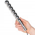 Mystim Bal(l)zac Metal Dildo 25 cm Produktbillede med hånd 50