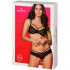 Obsessive Sort Blonde BH Sæt Emballagebillede 90