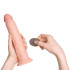 King Cock Elite Dual Density Fjernbetjent Vibrerende Dildo 25 cm Produktbillede med hånd 51