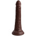King Cock Elite Dual Density Brun Silikone Dildo 21 cm Produktbillede 2