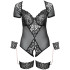 Cottelli Bondage Bundløs Blonde Body med Manchetter Plus Size Produktbillede 3
