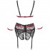 Cottelli Bondage BH og Bundløs Trusse Sæt Plus Size Produktbillede 4