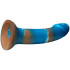 baseks Copper Blue Silikone Dildo 18 cm Produktbillede 4
