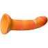 baseks Orange Sunset Silikone Dildo 18 cm Produktbillede 4