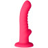 baseks Ribbed Stimulation Silikone Dildo 17 cm Produktbillede 3
