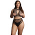 Le Désir Fiskenet Key-Hole BH Sæt Plus Size Produktbillede 1