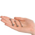 Ouch! Nail Metal Urethra Sound Plug Sæt Produktbillede med hånd 50