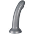 baseks Sparkling Silver Silikone Dildo 18 cm Produktbillede 1