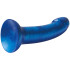 baseks Metallic Blue Silikone Dildo 18 cm Produktbillede 4