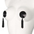 baseks Runde Sorte Nipple Covers med Kvaster Produktbillede 60